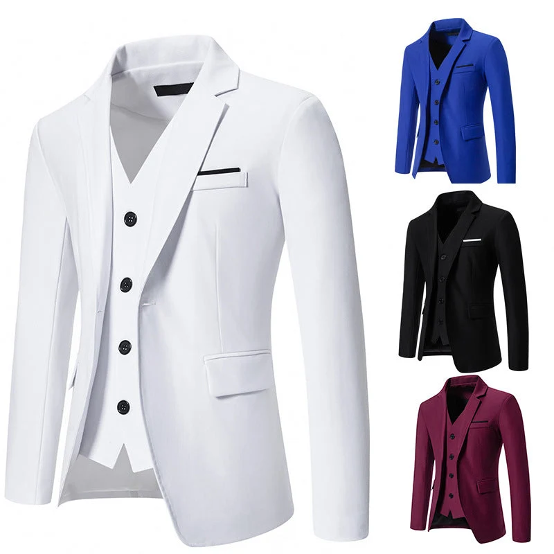 Herren elegant ausgestattetes mit Blazer, Weste