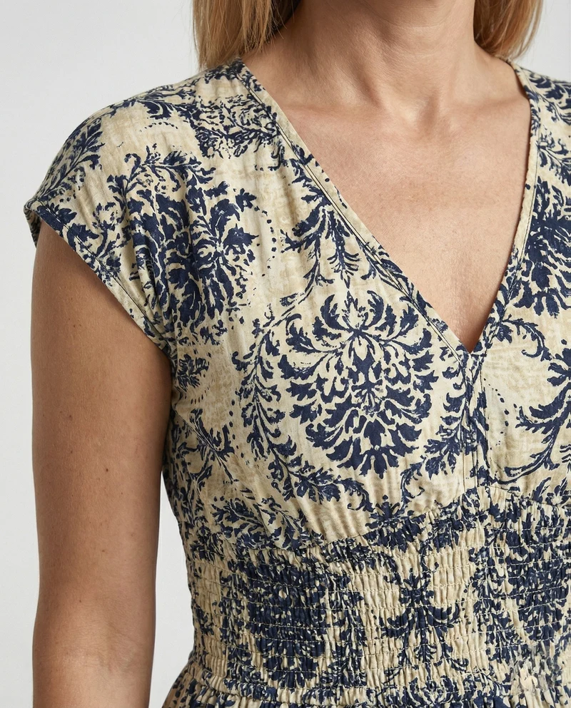 Damen Maxikleid Sommer Baumwolle