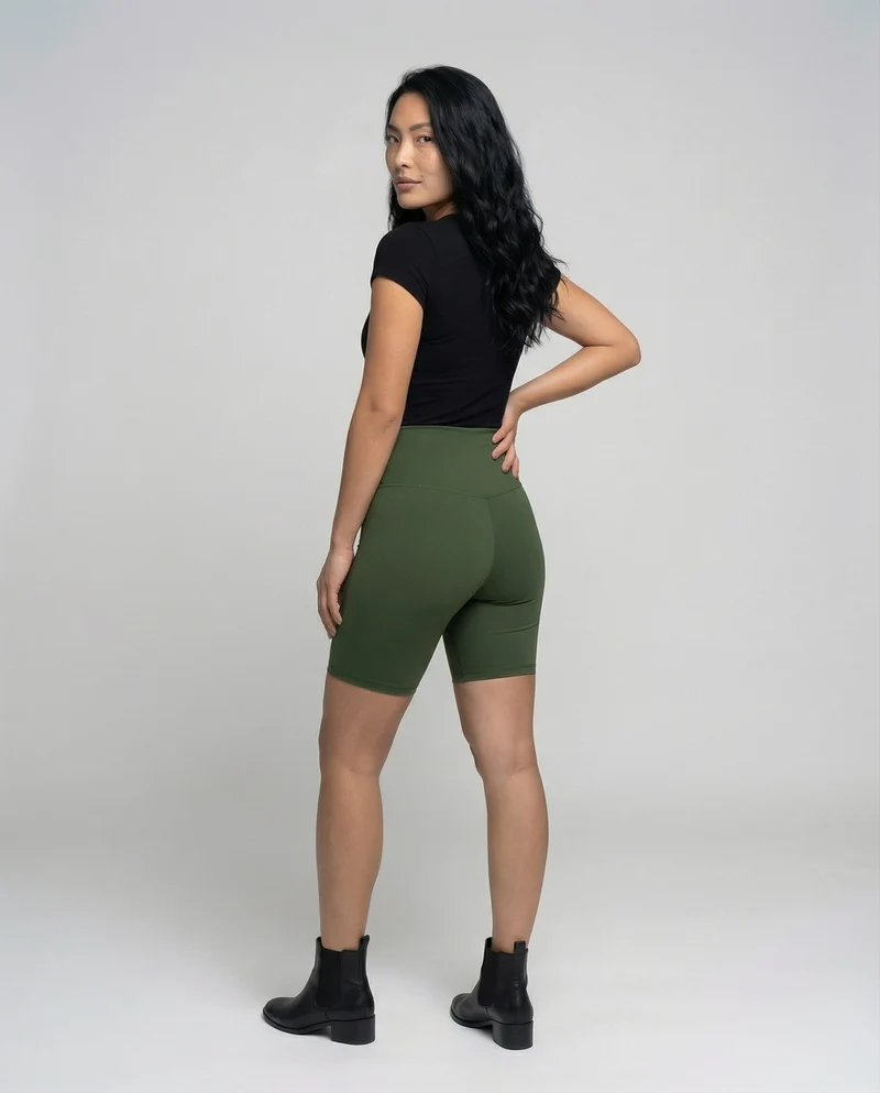 Damen Radlerhose mit formender Bauchzone