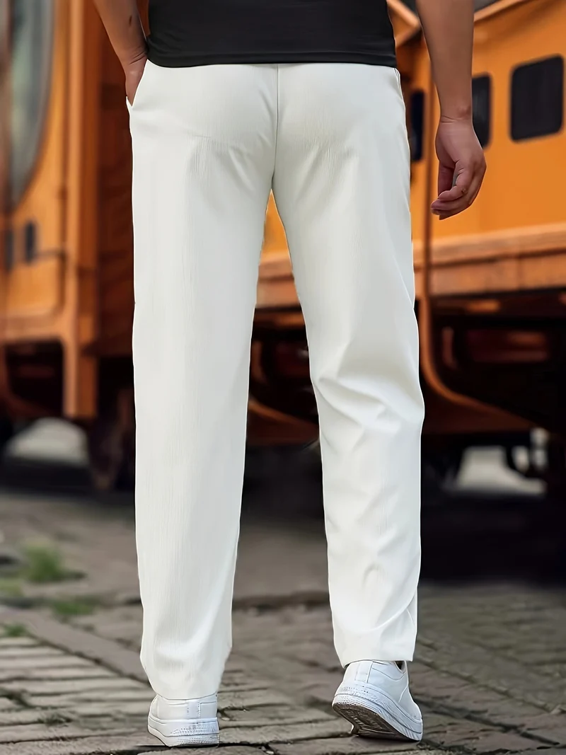 Stilvolle Kordelzug Athletische Hosen mit Taschen für Herren