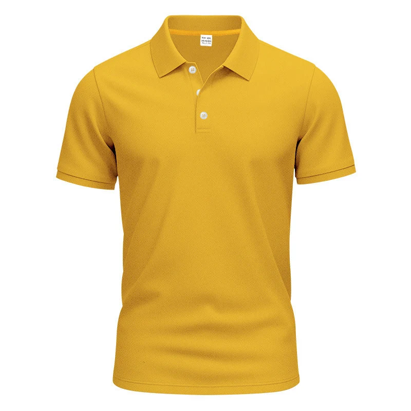 Herren nan atmungsaktives Piqué Poloshirt Kurzarm mit Knopfleiste Nord Taschen