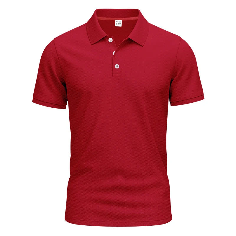 Herren nan atmungsaktives Piqué Poloshirt Kurzarm mit Knopfleiste Nord Taschen