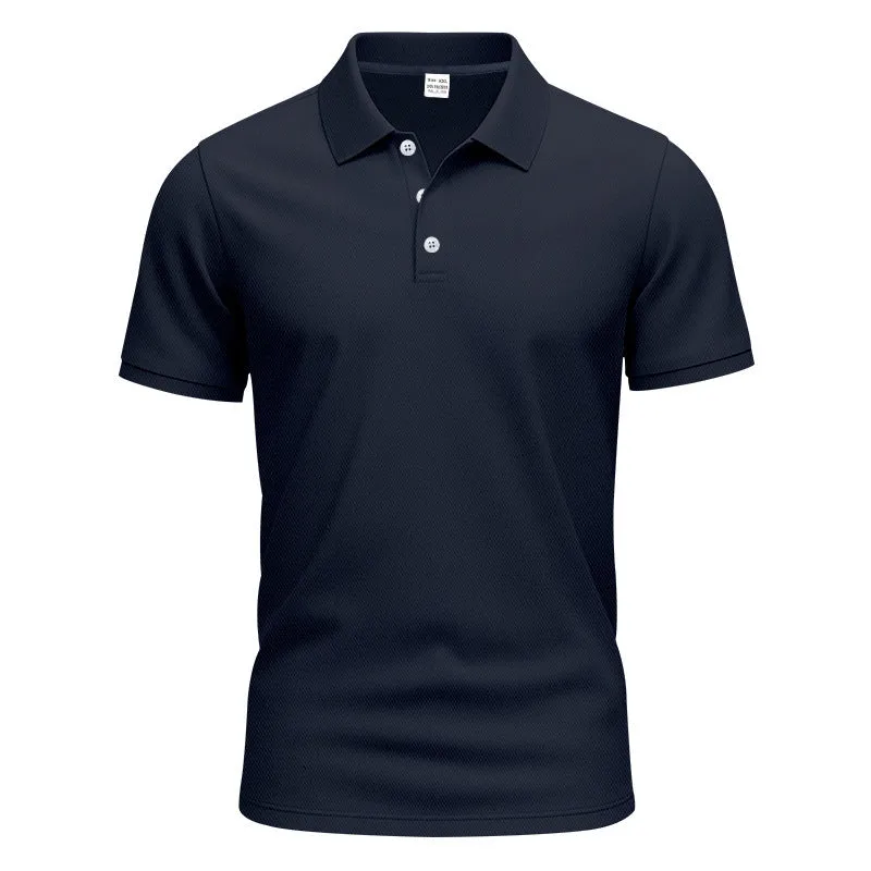 Herren nan atmungsaktives Piqué Poloshirt Kurzarm mit Knopfleiste Nord Taschen
