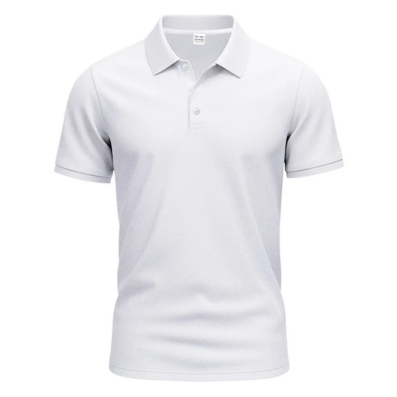 Herren nan atmungsaktives Piqué Poloshirt Kurzarm mit Knopfleiste Nord Taschen