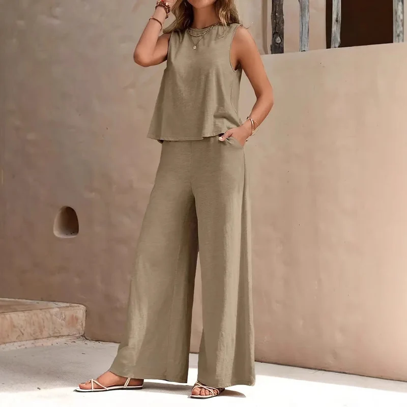 Damen Komfortables und elegantes Loungeset mit weitem Schnitt