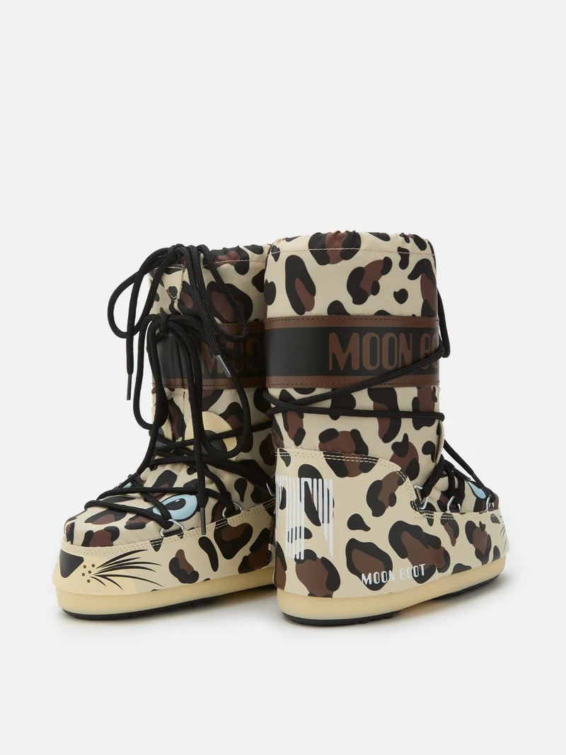 Moon Boot - Icon Animal Jr80D3400300 - V010 Leopard