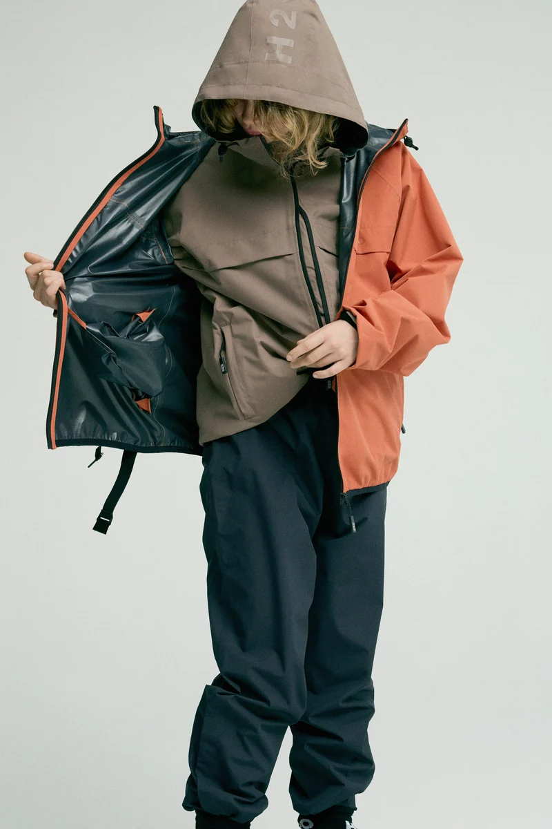 H2O - Rømø Lw Rain Jacket Packable - 3553 Dusty Oak