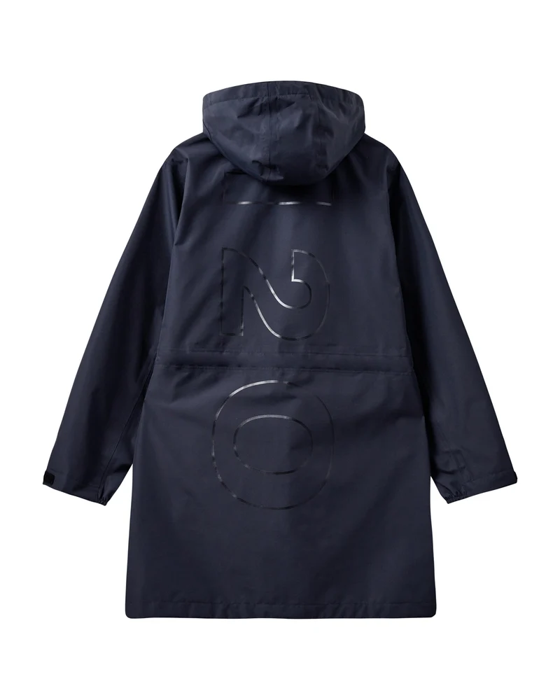 H2O - Rømø Lw Rain Long Jacket - 2500 Navy