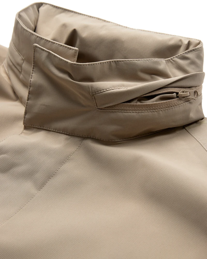 H2O - Rømø Lw Rain Long Jacket - 1034 Warm Grey