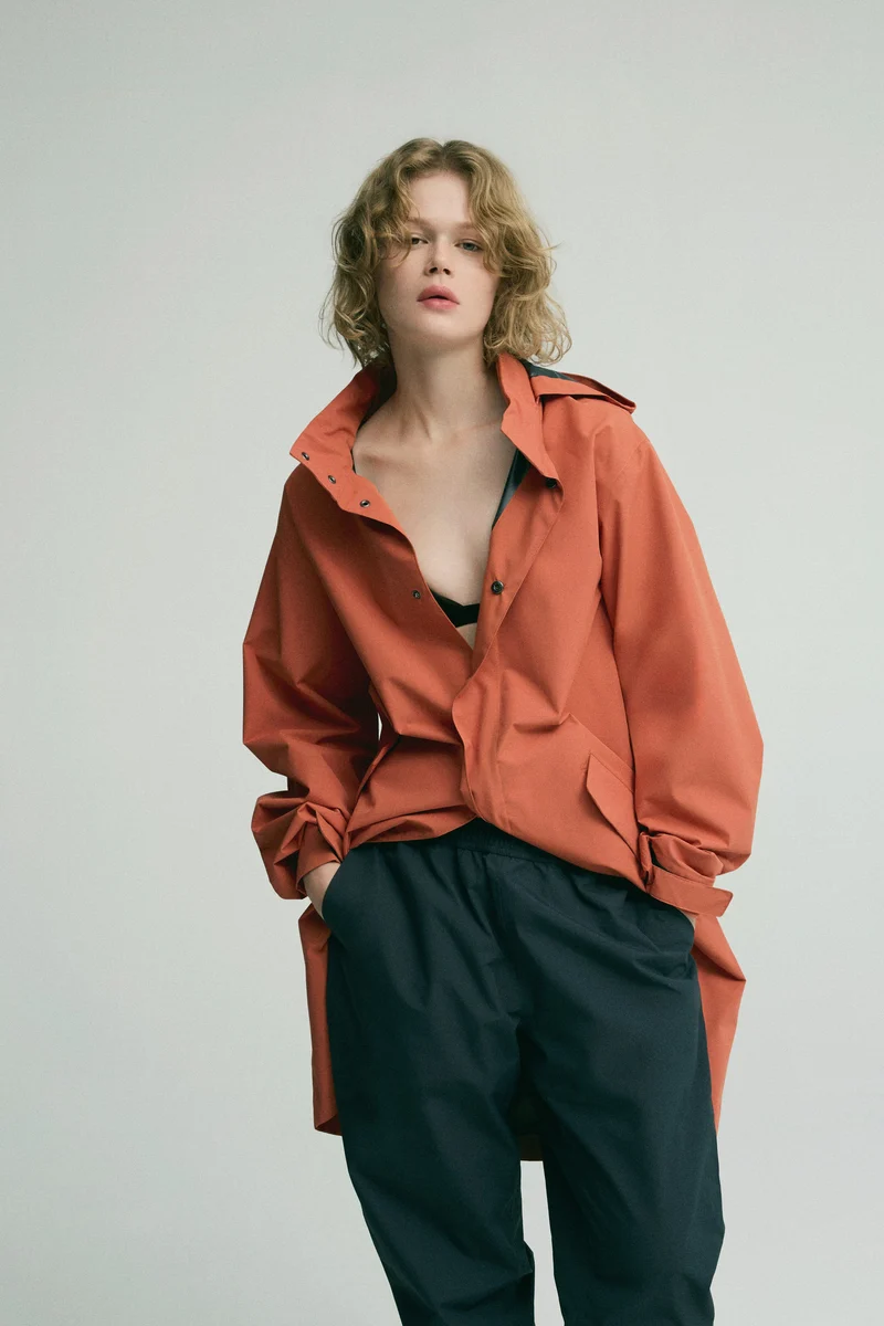 H2O - Rømø Lw Rain Long Jacket - 2047 Autumn Leaf