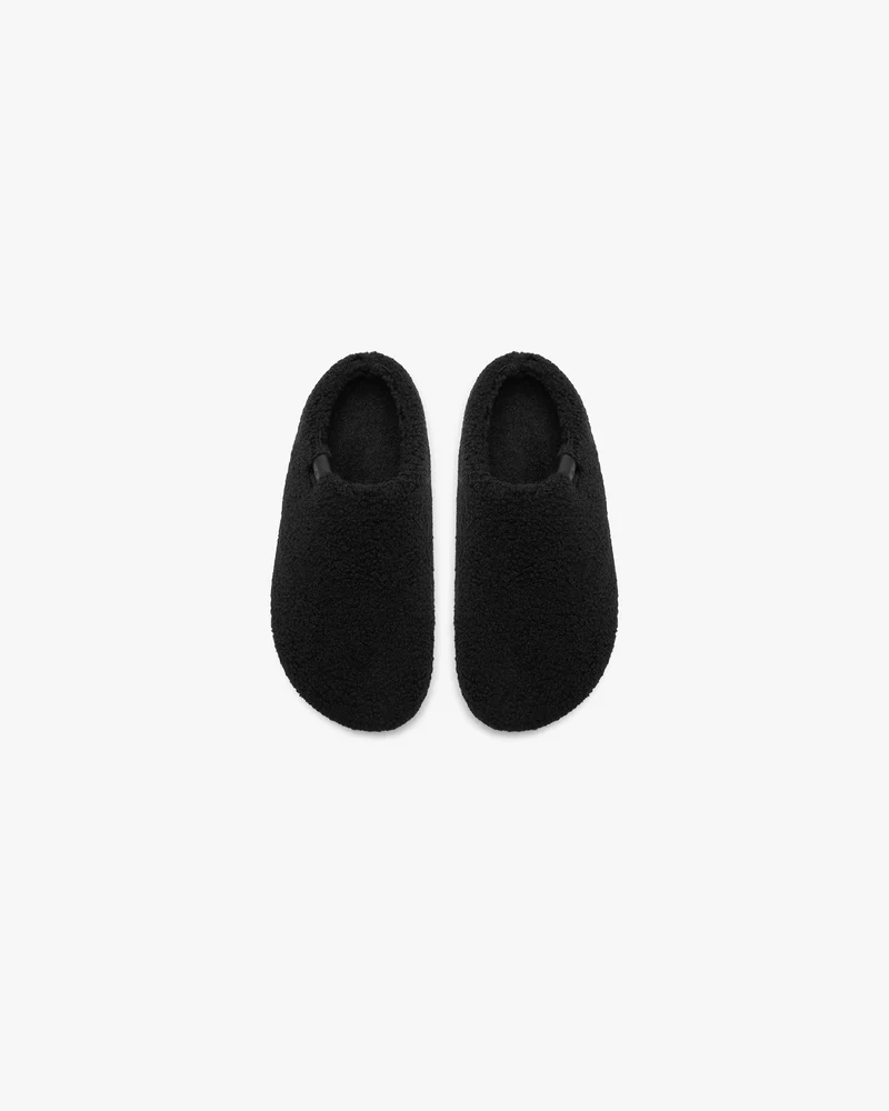 Fluffy Mule - Black