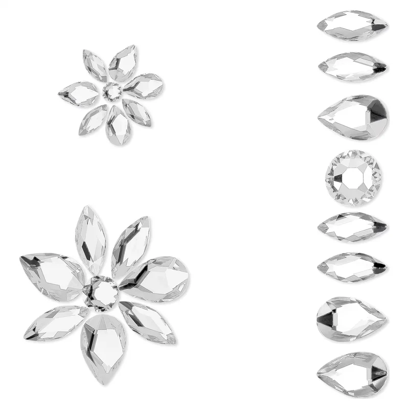 Swarovski Körperschmuck-Set 3 Gema Crystal 5651981