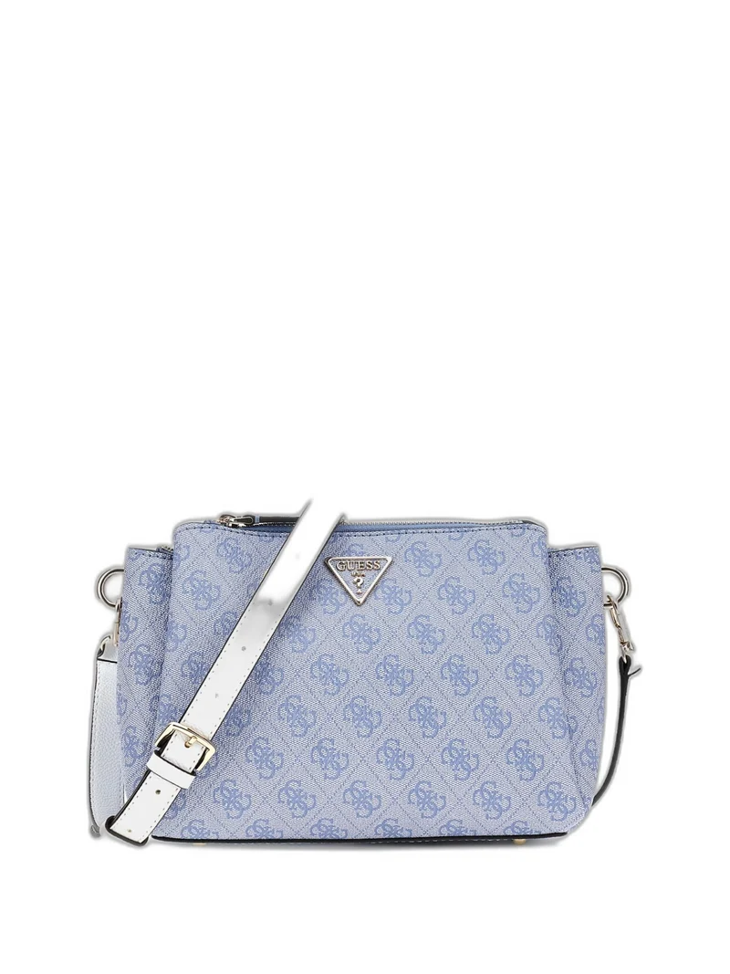 Guess Umhängetasche Damen Noelle Hellblau Logo HWBG7879120LUL