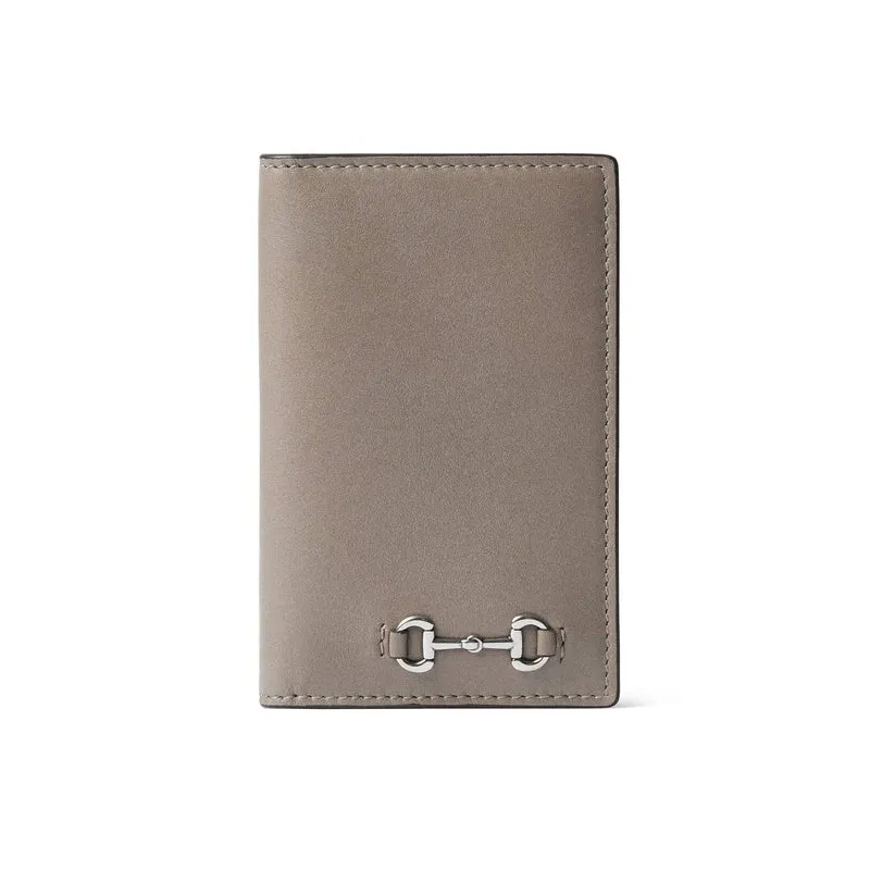 Gucci Kartenetui Herren 25 Horsebit Card Holder Grey Beige 846951-AAFP1-2816
