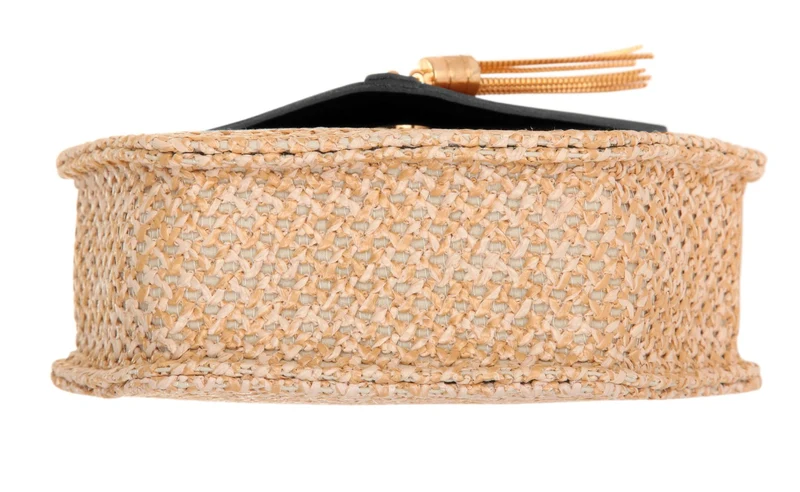 House of Louisa Damen Umhängetasche schwarz/beige LOU1006-BK