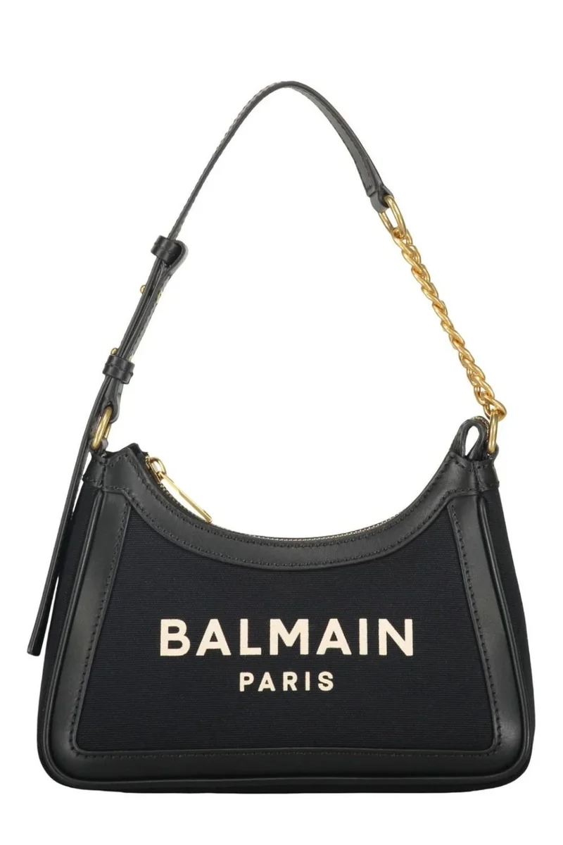 Balmain Schultertasche Damen B Army Schwarz FN6BT743TCOU_EAB