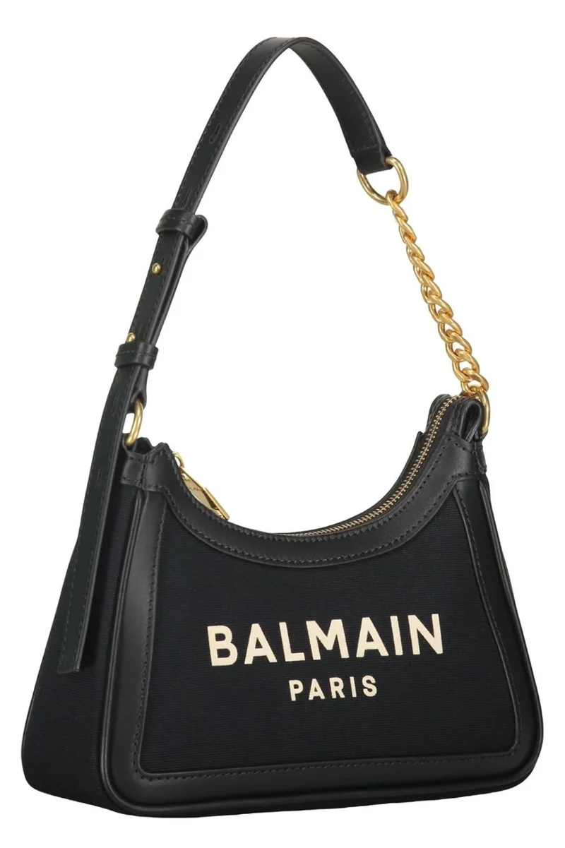 Balmain Schultertasche Damen B Army Schwarz FN6BT743TCOU_EAB