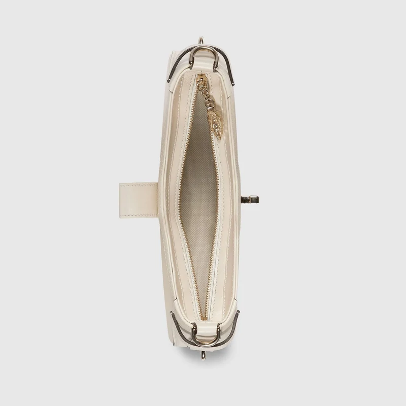 Gucci Umhängetasche Damen Moon Side mini Schultertasche Weiß 786015AADHE9589