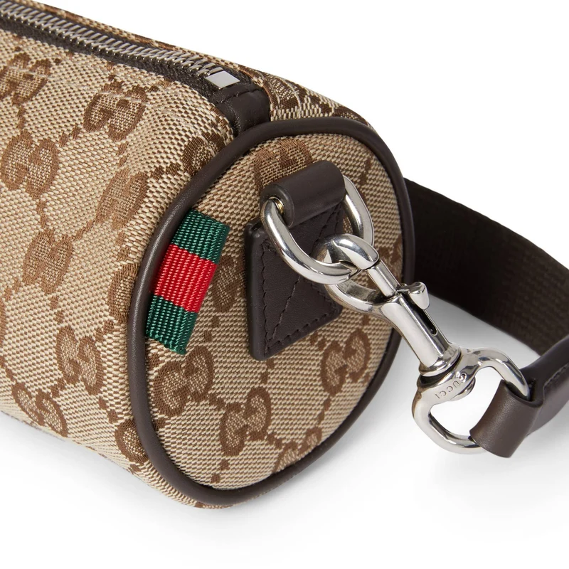 Gucci Umhängetasche Herren GG Canvas Mini Cylinder Bag Beige 834269-FAE0N-9750