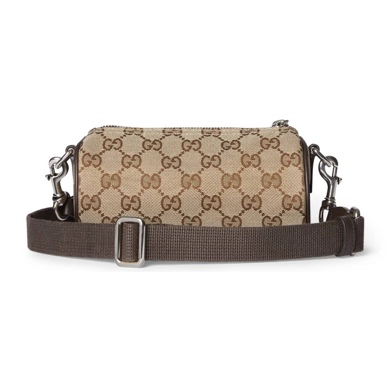 Gucci Umhängetasche Herren GG Canvas Mini Cylinder Bag Beige 834269-FAE0N-9750