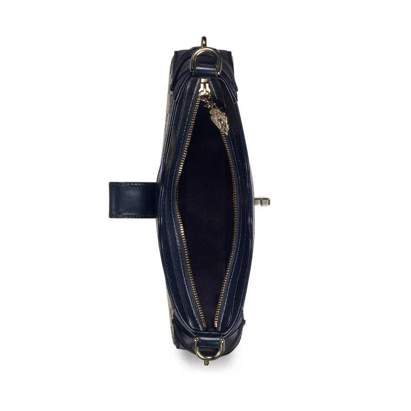 Gucci Handtasche Damen Moon Side mini Shoulder Bag Beige Blau 786015-FADAC-8559