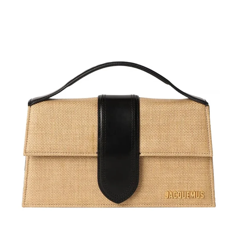 Jacquemus Schultertasche Damen Le Grand Bambino Raffia Natur 80I-5CK044