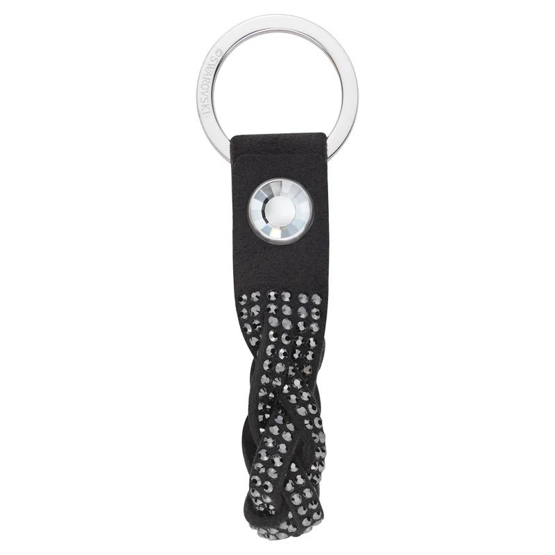 Swarovski Schlüsselanhänger Unisex Kris Bär Schwarz Silberfarben 5054337