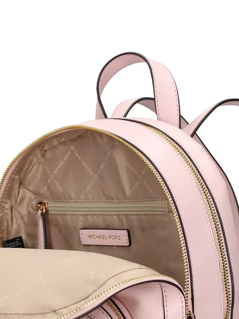 Michael Kors Rucksack Damen Jaycee Medium Genarbtes Leder Rucksack Rosa 35S2G8TB2L