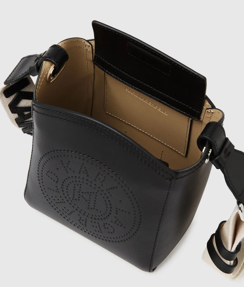 Karl Lagerfeld Schultertasche Damen K Circle Schwarz A4W30067-999