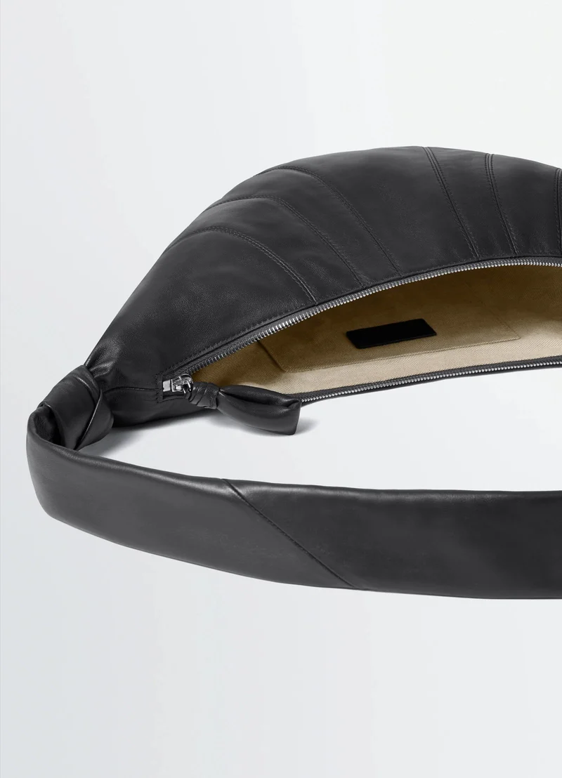 LEMAIRE Umhaengetasche Unisex Croissant Bag Schwarz BG0001LL095