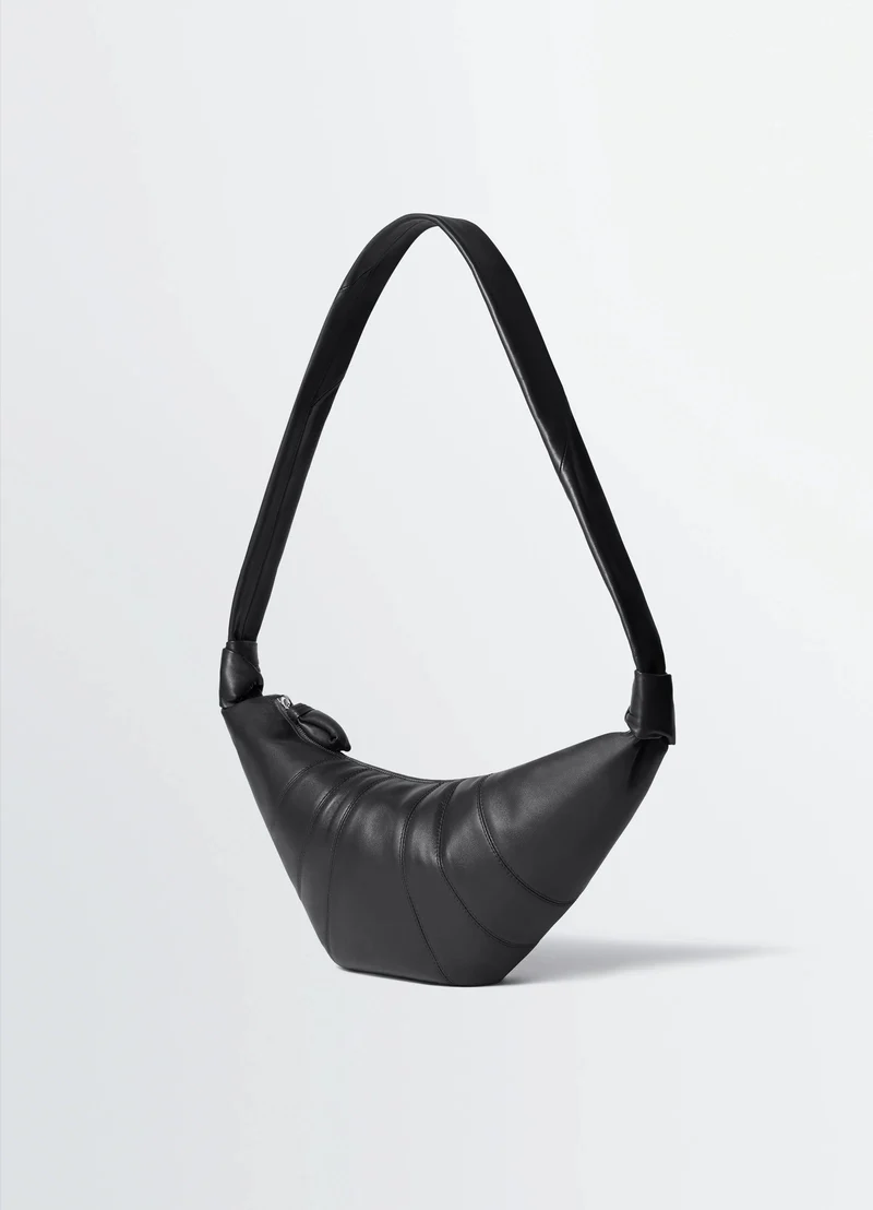 LEMAIRE Umhaengetasche Unisex Croissant Bag Schwarz BG0001LL095