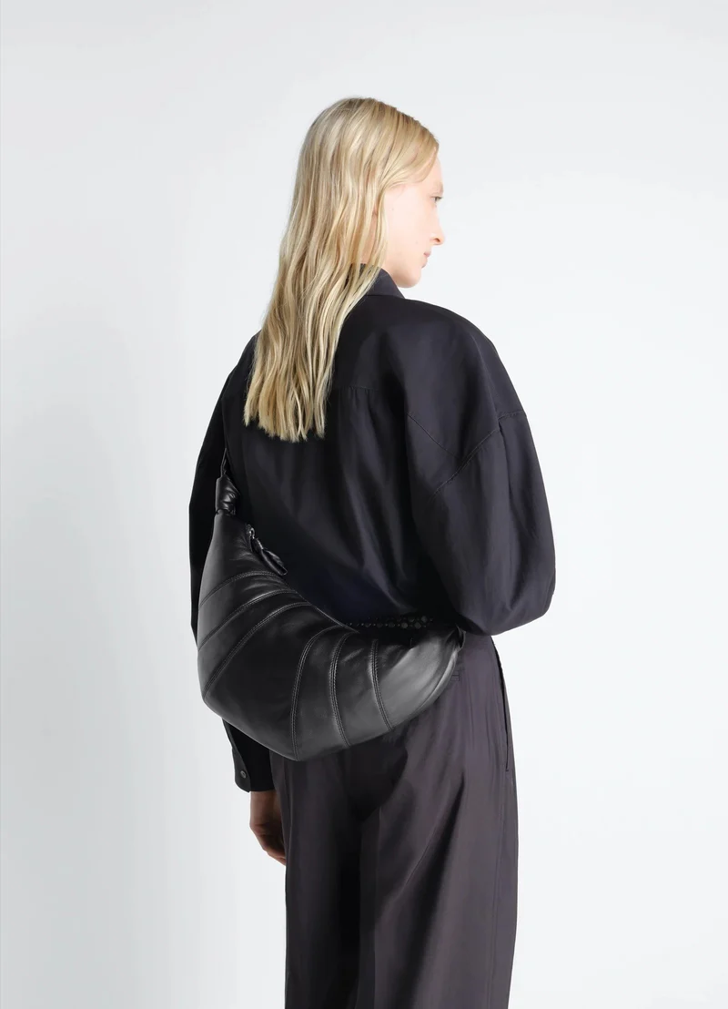 LEMAIRE Umhaengetasche Unisex Croissant Bag Schwarz BG0001LL095