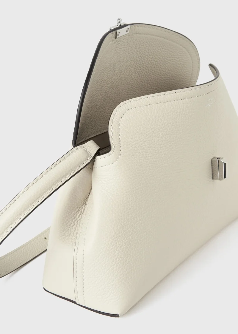 TOTEME Tasche Damen T Lock Leather Clutch Fawn Weiß 234 WLGBG423LE0030106