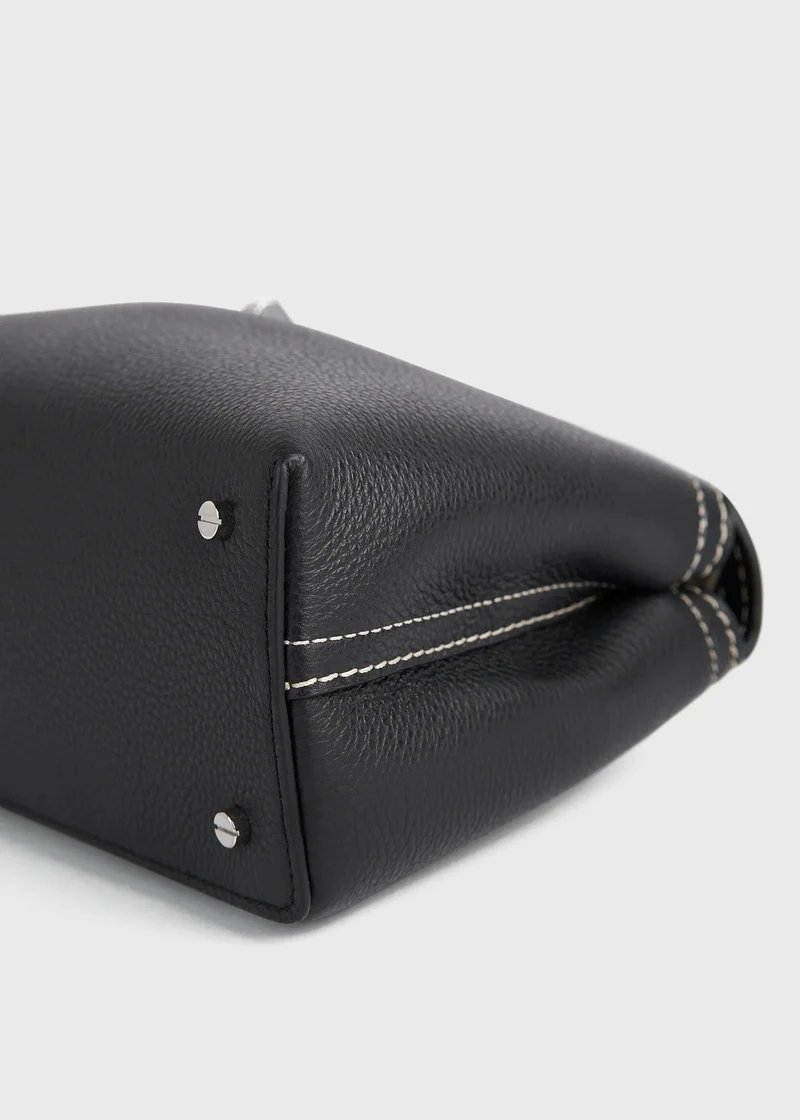 TOTEME Tasche Unisex T-Lock Clutch Schwarz 234-WLGBG423-LE0030