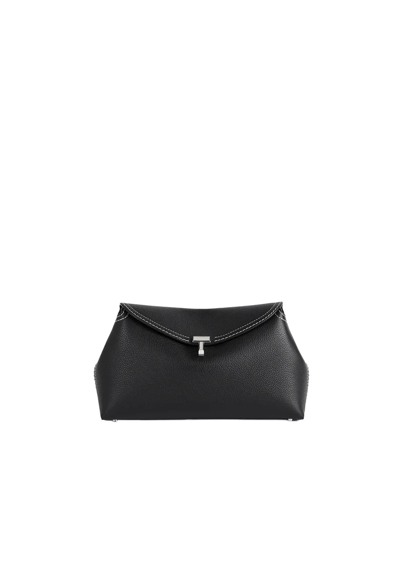 TOTEME Tasche Unisex T-Lock Clutch Schwarz 234-WLGBG423-LE0030