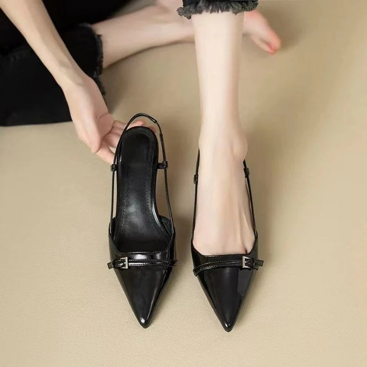 Damen Slingbacks mit elegantem Blockabsatz