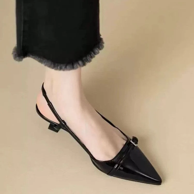 Damen Slingbacks mit elegantem Blockabsatz