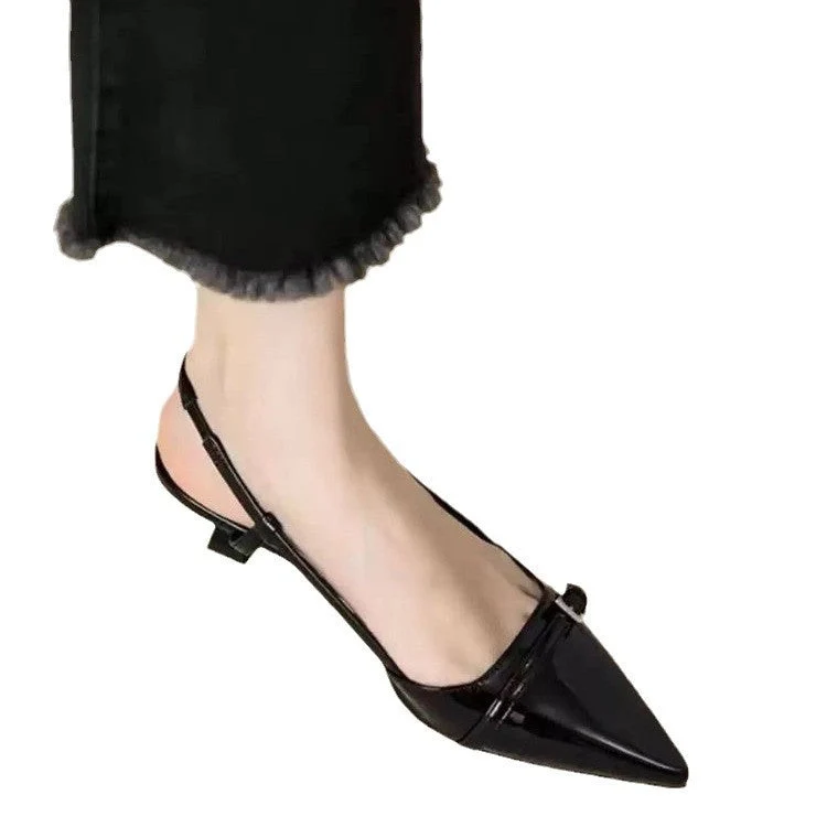 Damen Slingbacks mit elegantem Blockabsatz
