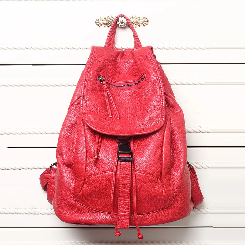 Damen Rucksack mit elegantem Kordelzug und strukturiertem Design Nord Taschen