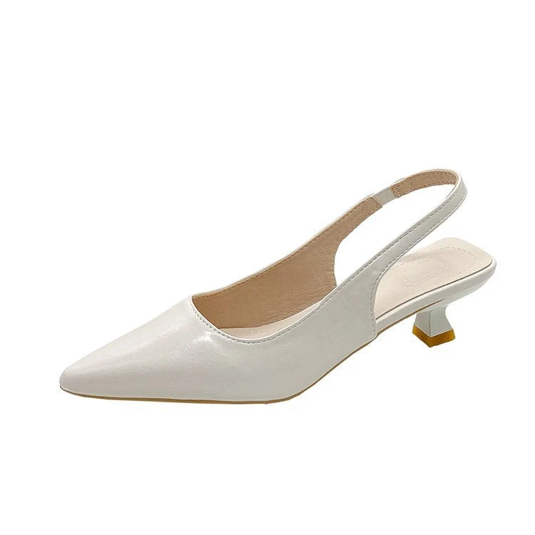 Damen Slingback-Pumps mit spitzer Zehenpartie und modischem Blockabsatz Nord Taschen