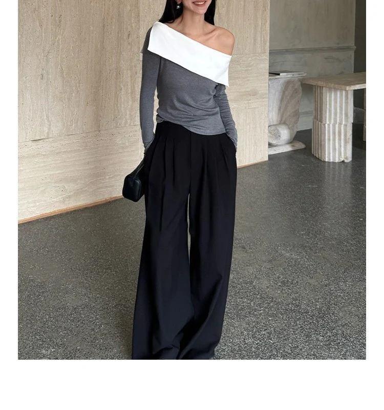 Damen Elegante und stilvolle Jumpsuit mit off-shoulder Design Nord Taschen