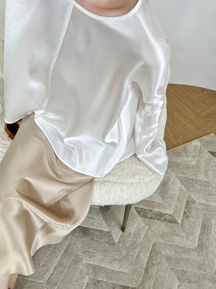 Damen Elegante und luftige Langarmbluse Nord Taschen