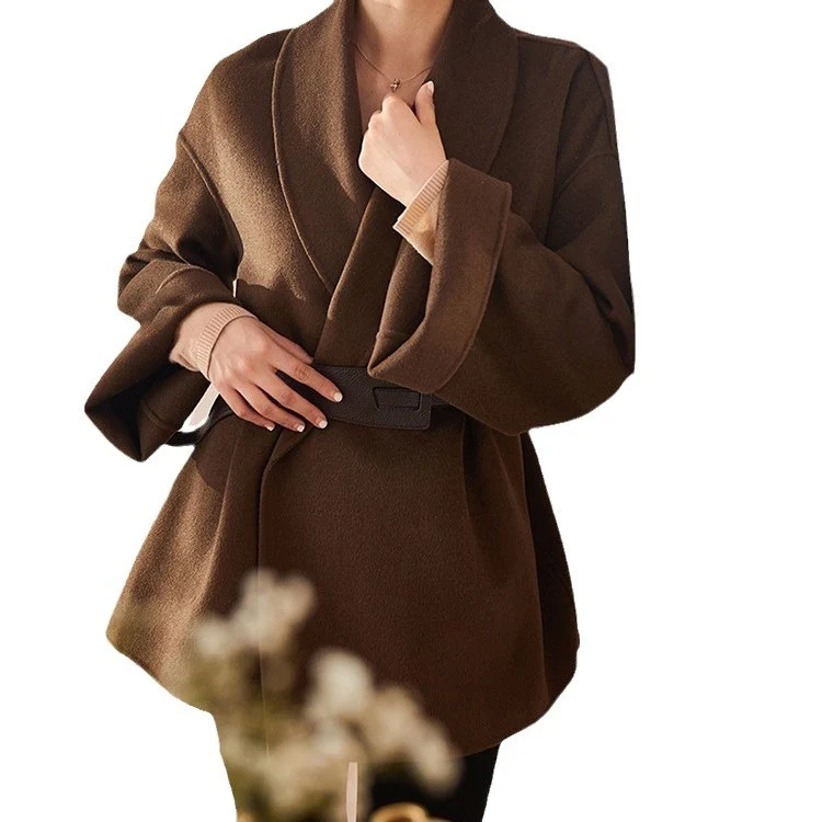 Damen Elegante und lockere Wickeljacke Nord Taschen