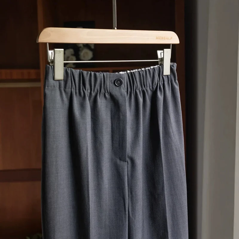 Damen Elegante und lockere Stoffhose Nord Taschen