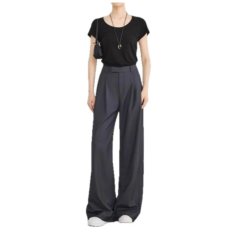 Damen Elegante und lässige weite Hose Nord Taschen