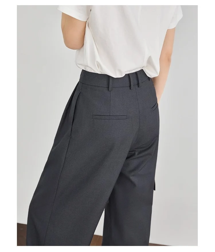 Damen Elegante und lässige weite Hose Nord Taschen