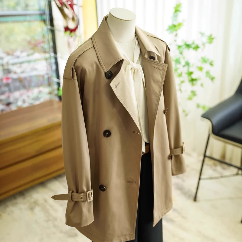 Damen Elegante und lässige Trenchjacke Nord Taschen