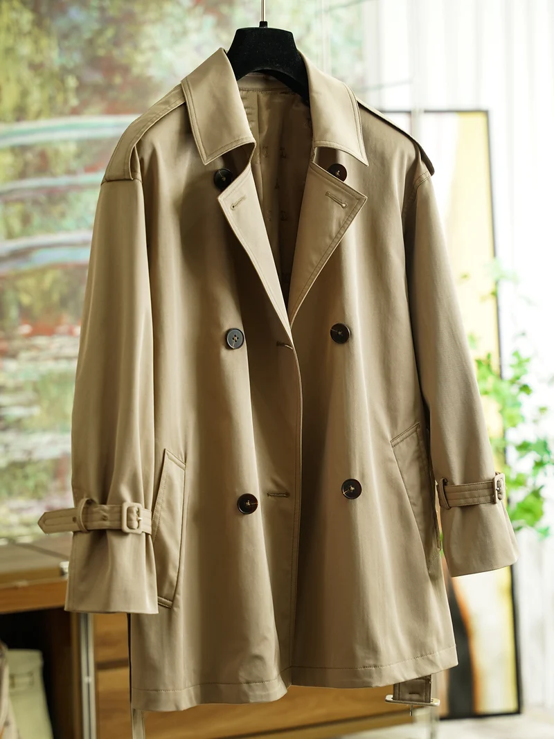 Damen Elegante und lässige Trenchjacke Nord Taschen