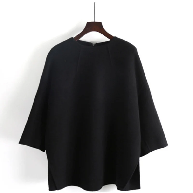 Damen Elegante und lässige Oversized-Strickjacke Nord Taschen