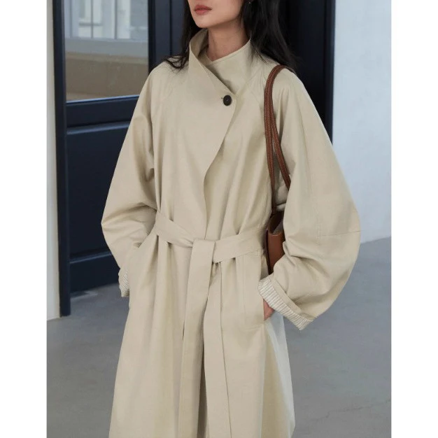 Damen Elegante und lässige Oversized-Jacke Nord Taschen